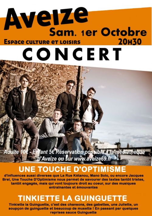 Concert Une Touche d'Optimisme et Tinkiette la Guinguette
