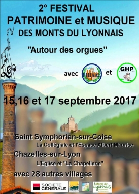 2eme Festiva Patrimoine en musique Monts du Lyonnais