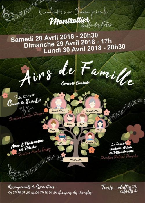 Concert chorale "Airs de Famille"