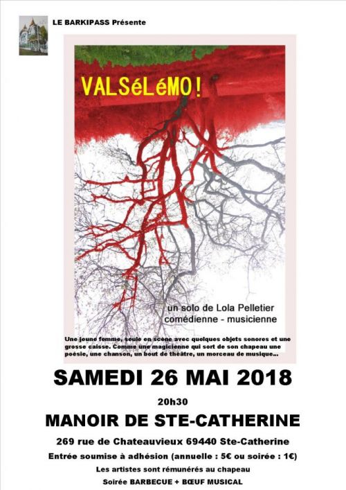 VALSéLéMO- un solo de Lola Pelletier + Soirée BARBECUE/Boeuf musical