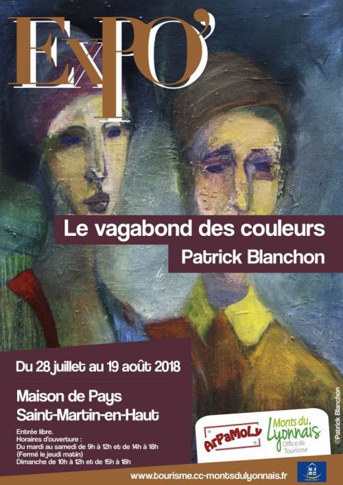 Exposition "Le vagabond des couleurs" - Patrick Blanchon