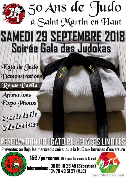 50 ans du club de judo