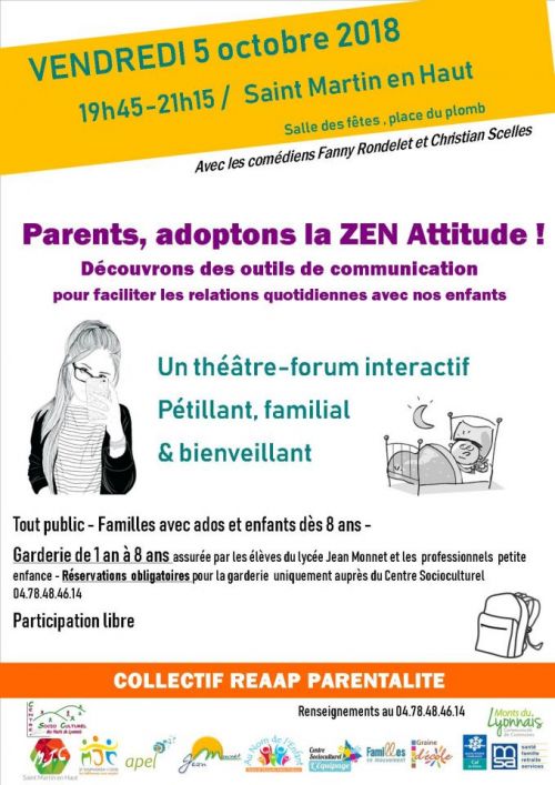 Théatre Forum Parents Restons ZEN !