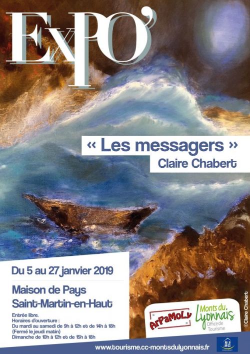 Exposition "Les messagers" - Claire Chabert