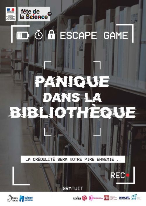 Escape game "Panique dans la bibliothèque"