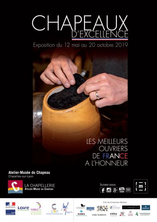 Exposition "Chapeaux d'excellence - Les Meilleurs Ouvriers de France à l'honneur""