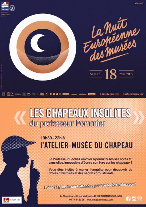 Nuit des Musées "Les chapeaux insolites du professeur Pommier"