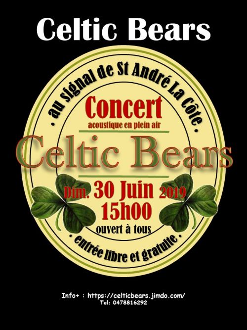 Celtic Bears Concert gratuit au signal de Saint André La Côte