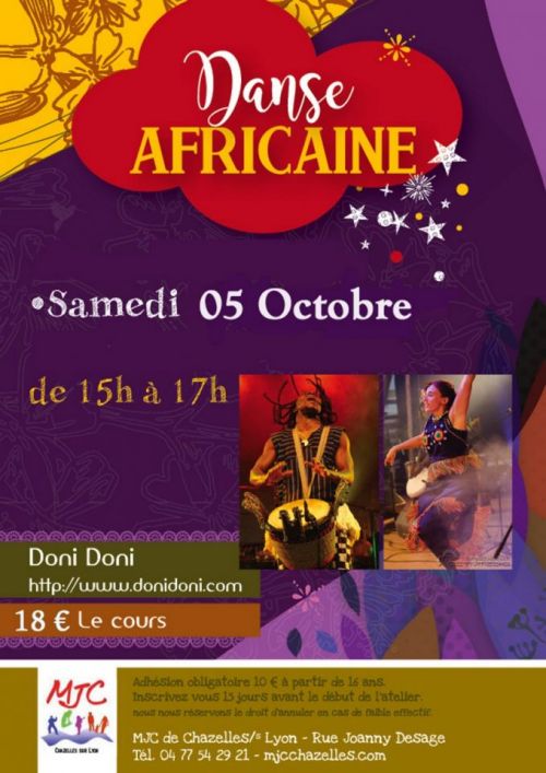 Stage danse africaine