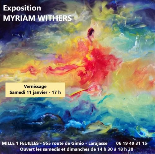 Exposition peinture Myriam Withers