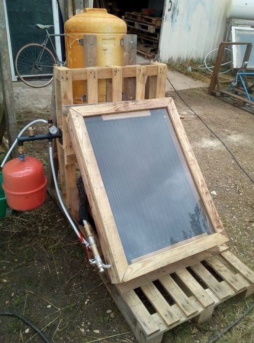 Fabrication d’un système de chauffe eau solaire à la Maladière