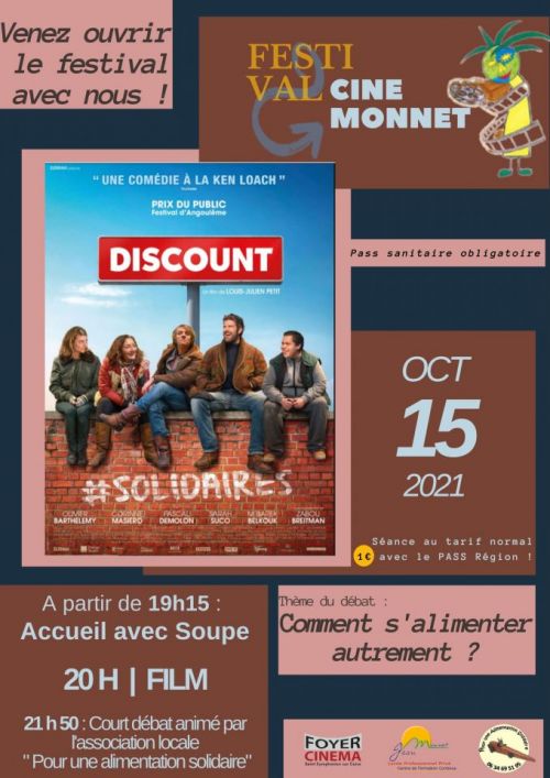 Venez ouvrir le festival Ciné Monnet avec nous le 15 octobre !
