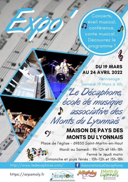 "Le Décaphone, école de musique associative des Monts du Lyonnais"
