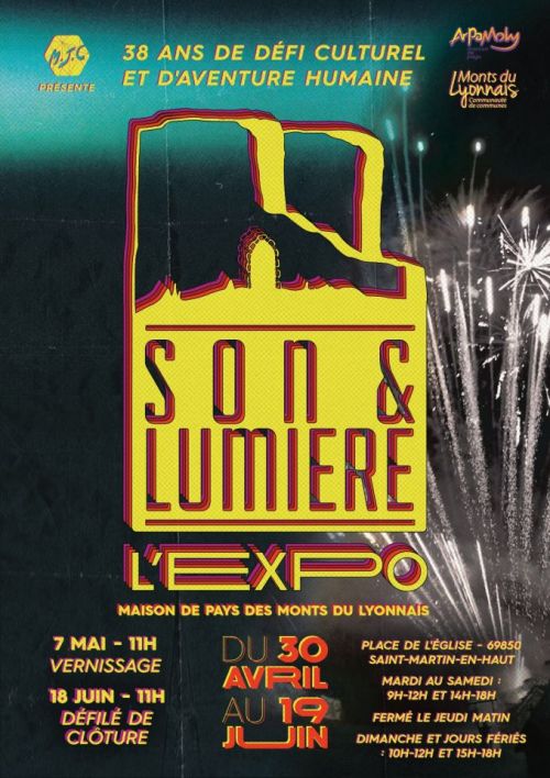 Vernissage de l'exposition "Son et Lumière : l'EXPO !"