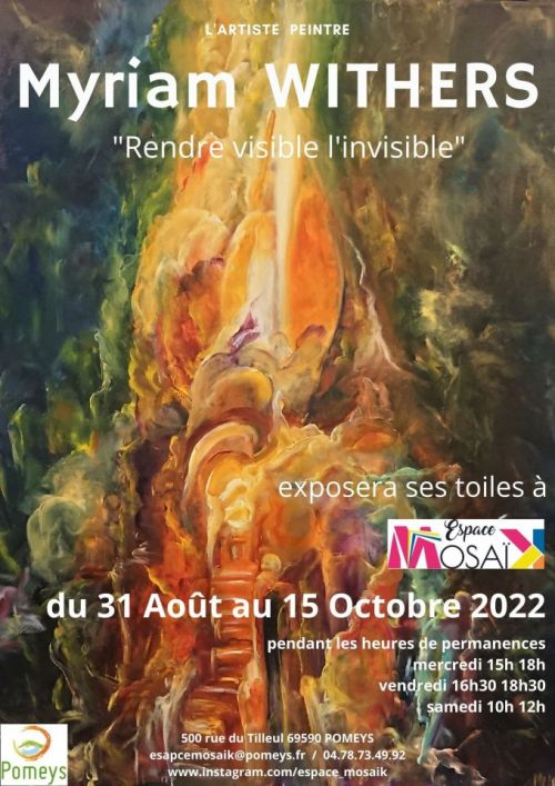 Exposition "Rendre visible l'invisible" de Myriam WITHERS