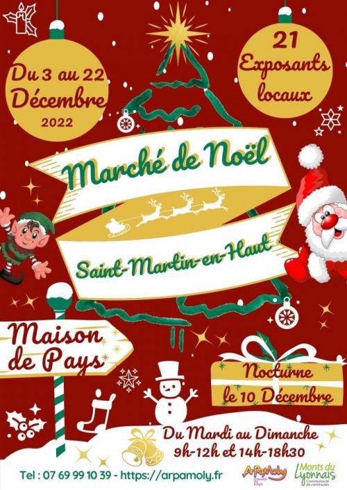 Marché de Noël - Maison de Pays des Monts du Lyonnais