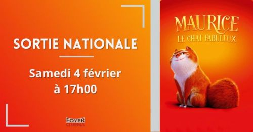 "MAURICE LE CHAT FABULEUX" EN SORTIE NATIONALE DANS VOTRE CINEMA !