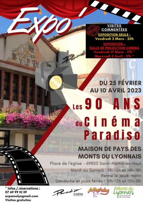 Exposition "Les 90 ans du Cinéma Paradiso"