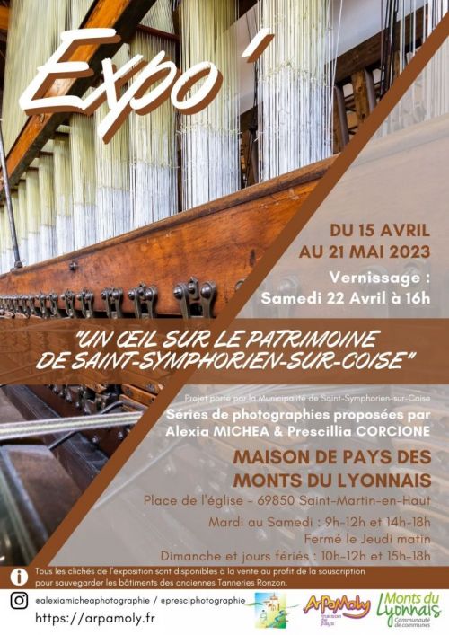 Exposition "Un œil sur le patrimoine de Saint-Symphorien-sur-Coise"