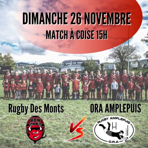 Match équipe Sénior RDM-ORA Amplepuis