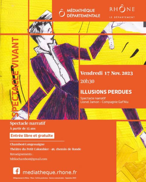 Spectacle "Illusions perdues"