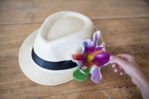 Atelier enfant "Feutre de la laine pour décorer ton chapeau"
