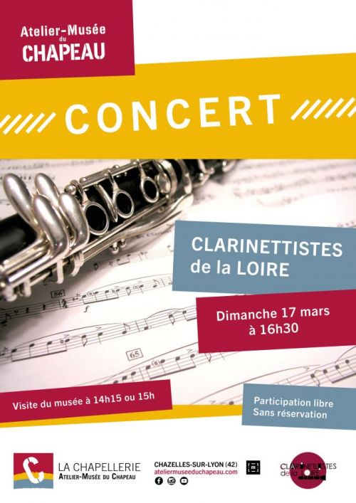 Concert Chœur des Clarinettistes de la Loire
