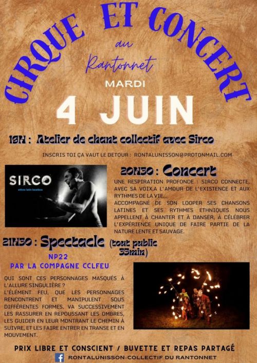 Cirque & Concert du Rantonnet !