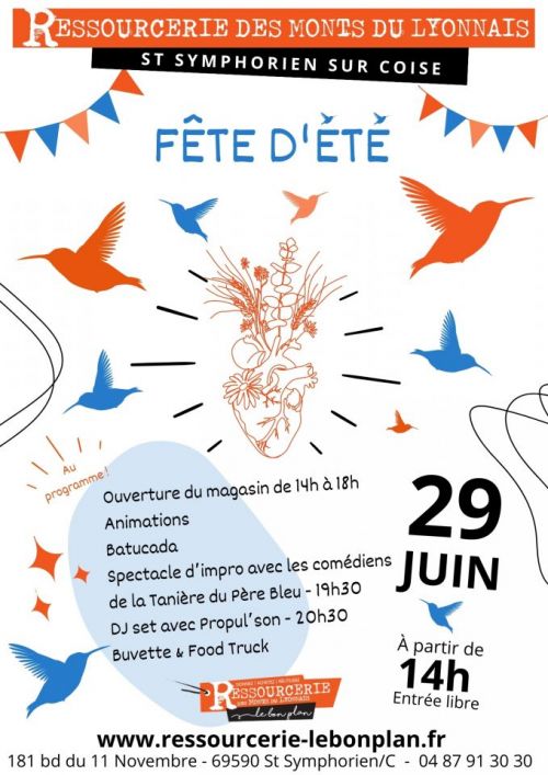 Fête d'été de la Ressourcerie