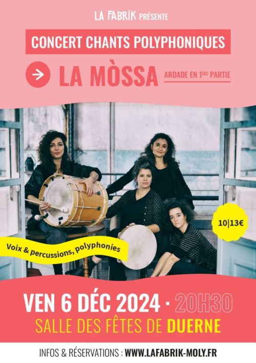 Concert la Mòssa + Ardade à Duerne