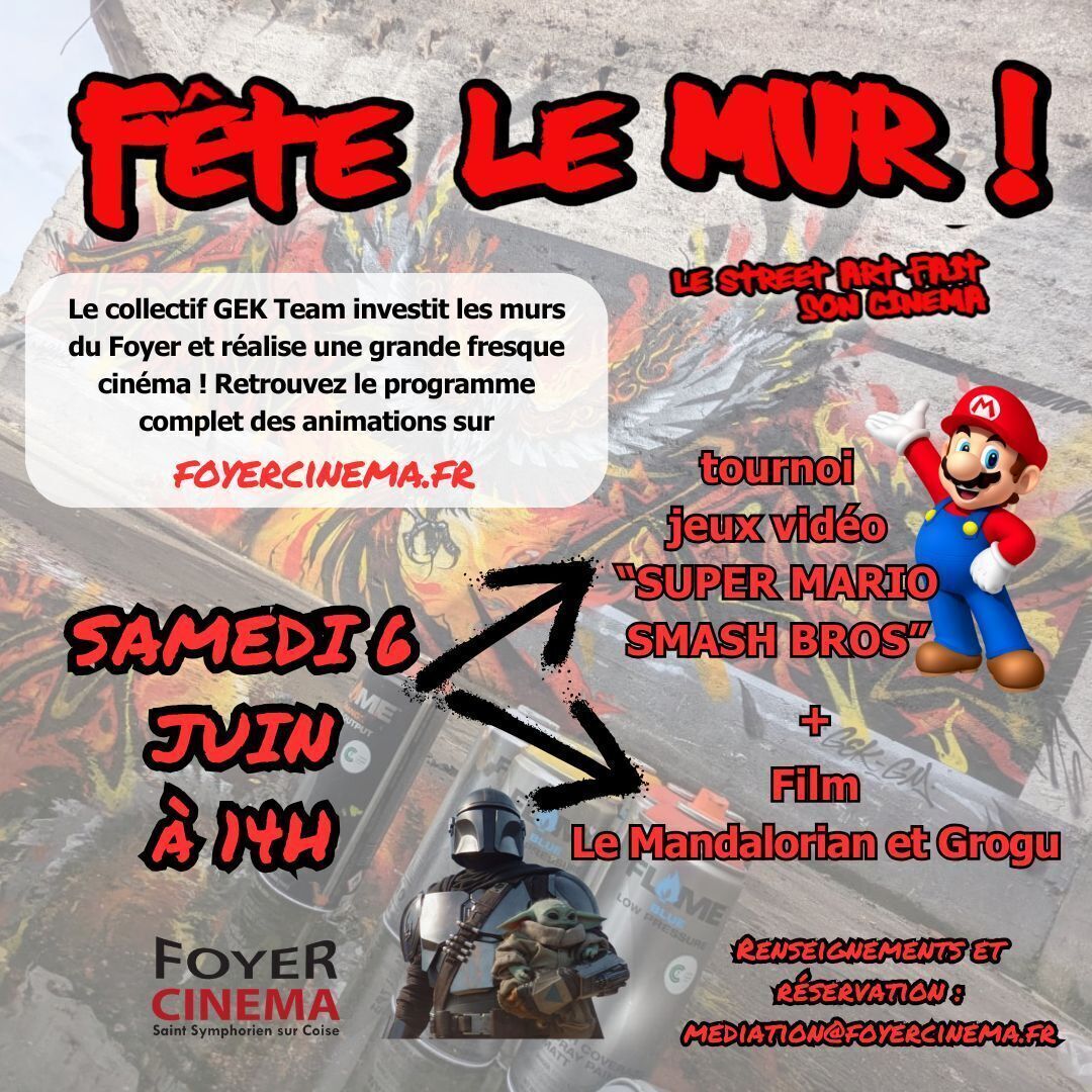 TOURNOI SUPER MARIO SMASH BROS SUR ECRAN GEANT