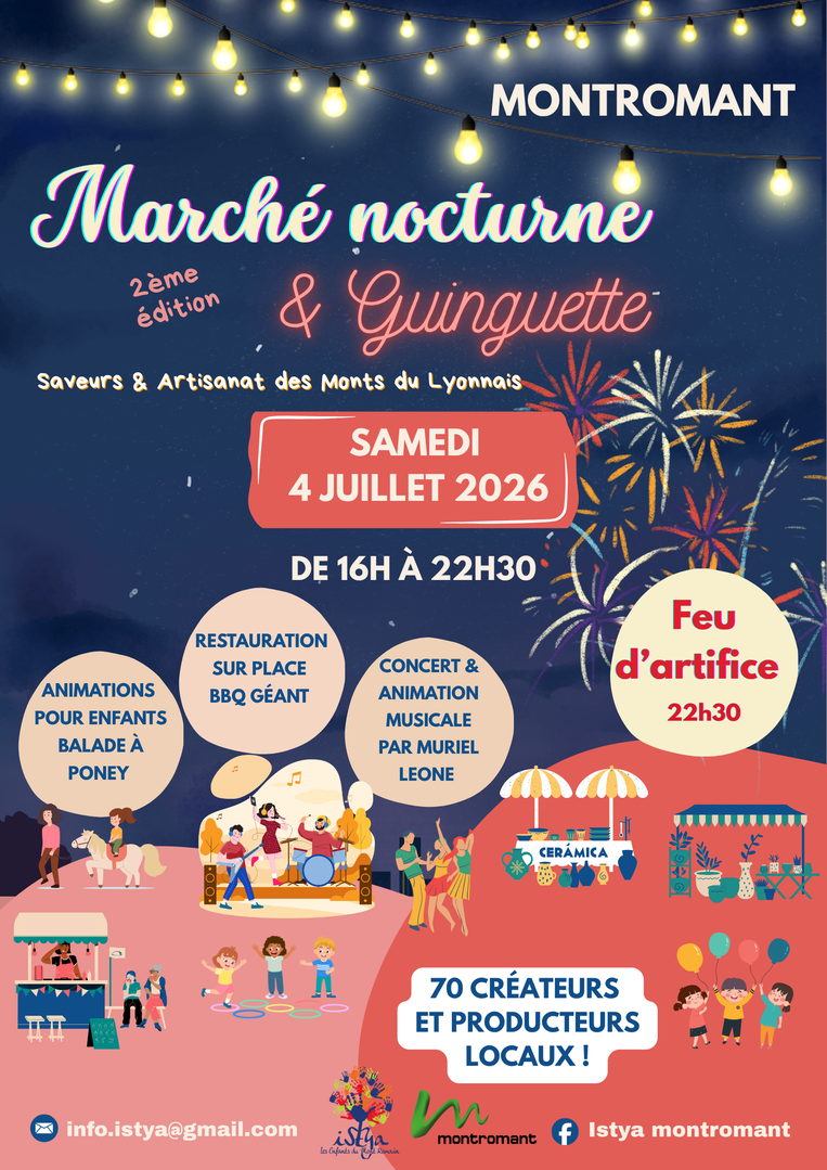 Marché nocturne de Montromant