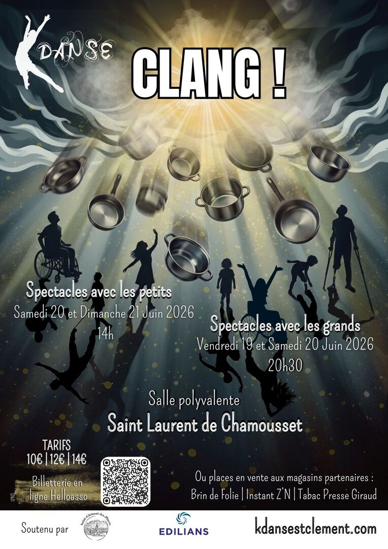 Spectacle danse 2026 "Clang !"