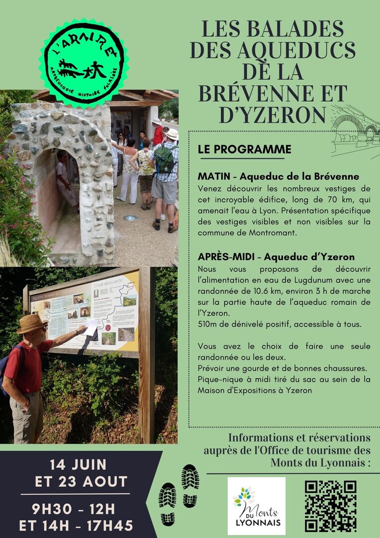 Balades à la découverte des aqueducs de la Brévenne et de l'Yzeron